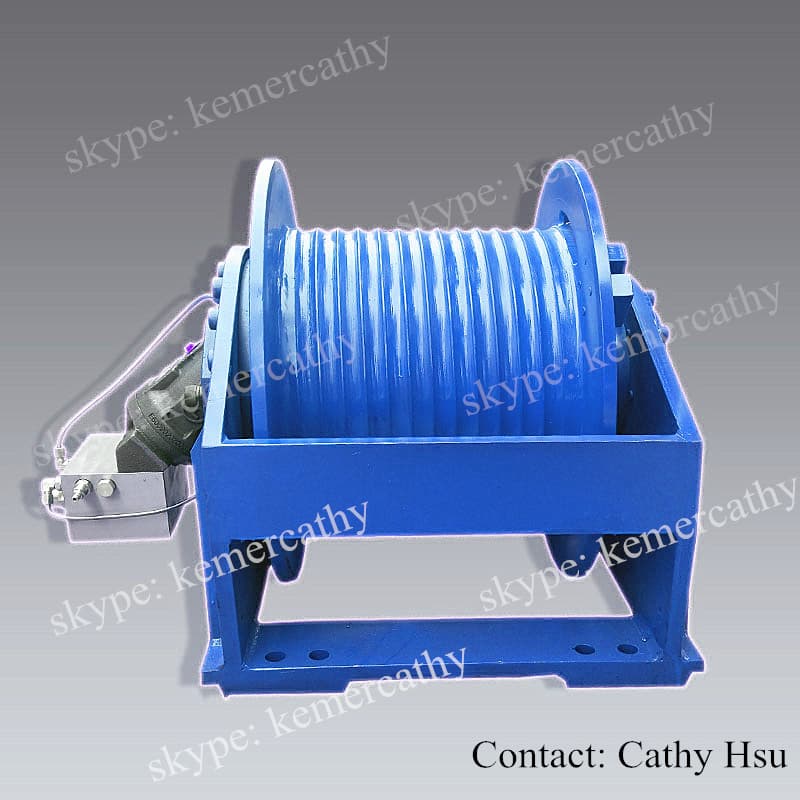 hydraulic winch with pull force 5 ton dredger